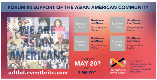 2021 A Forum in Support of Asian American and Pacific Islander Communities